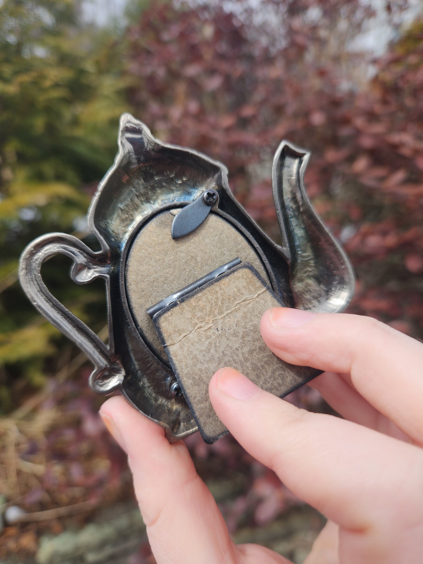 Teapot Vampire Ink Drawing Original