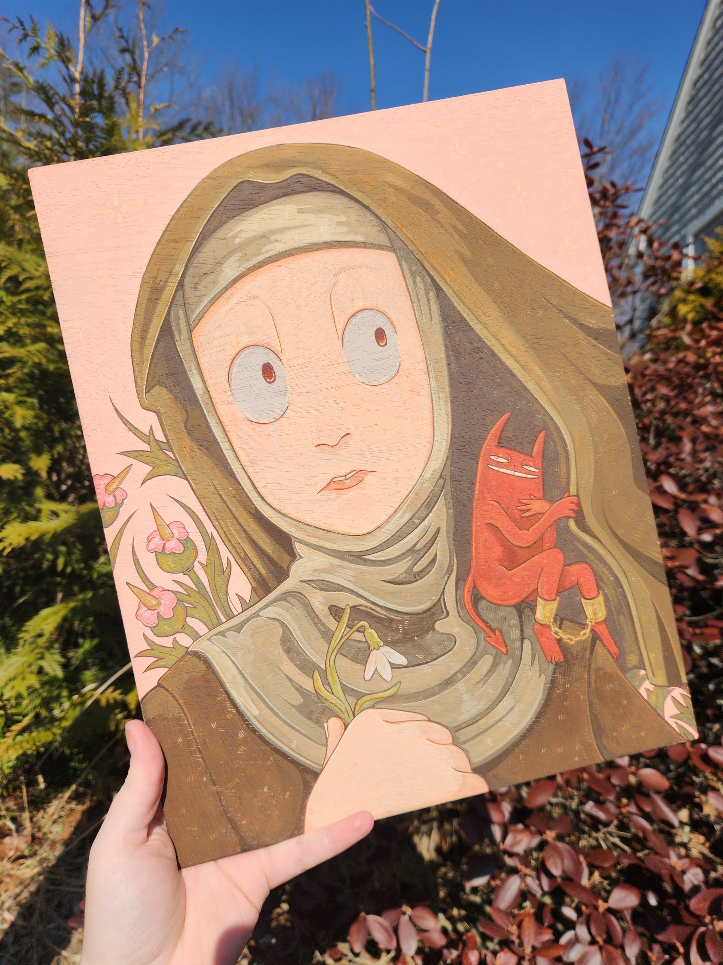 Nun with Imp Original