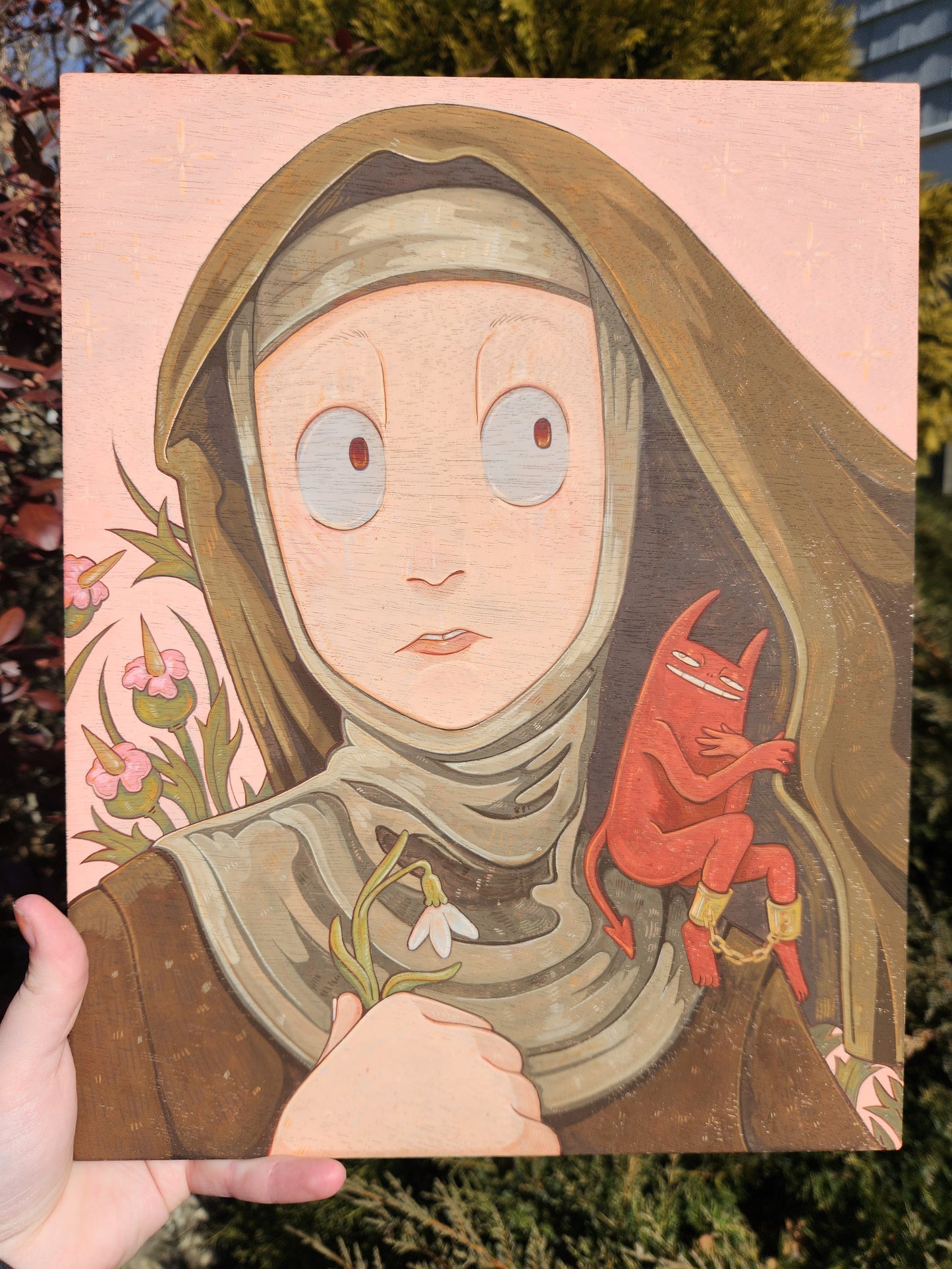 Nun with Imp Original