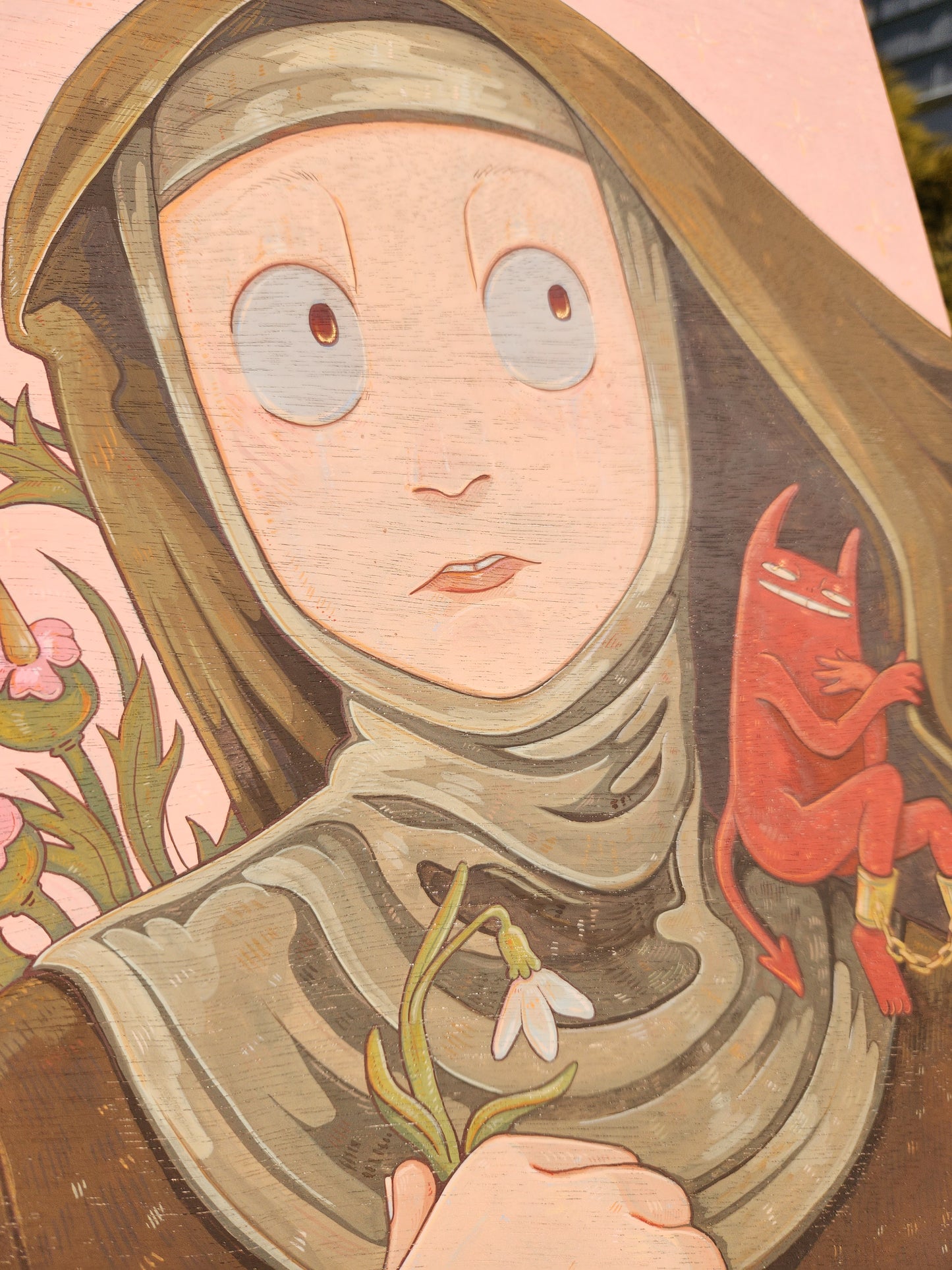 Nun with Imp Original