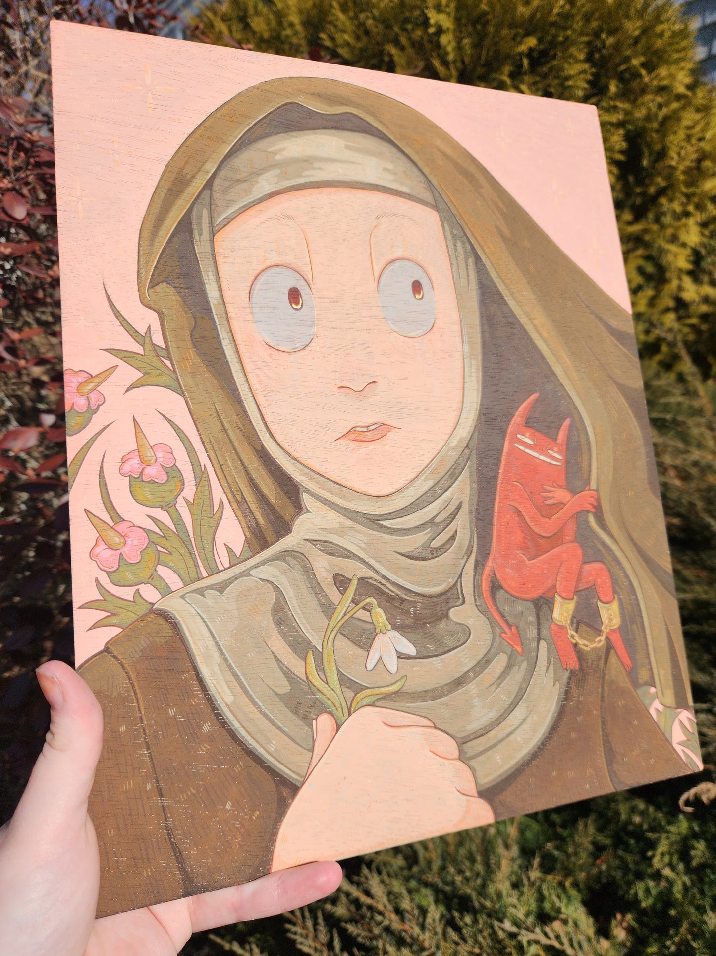Nun with Imp Original
