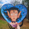 Scorpion Vampire Leather Heart Bag