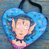 Scorpion Vampire Leather Heart Bag