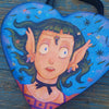 Scorpion Vampire Leather Heart Bag