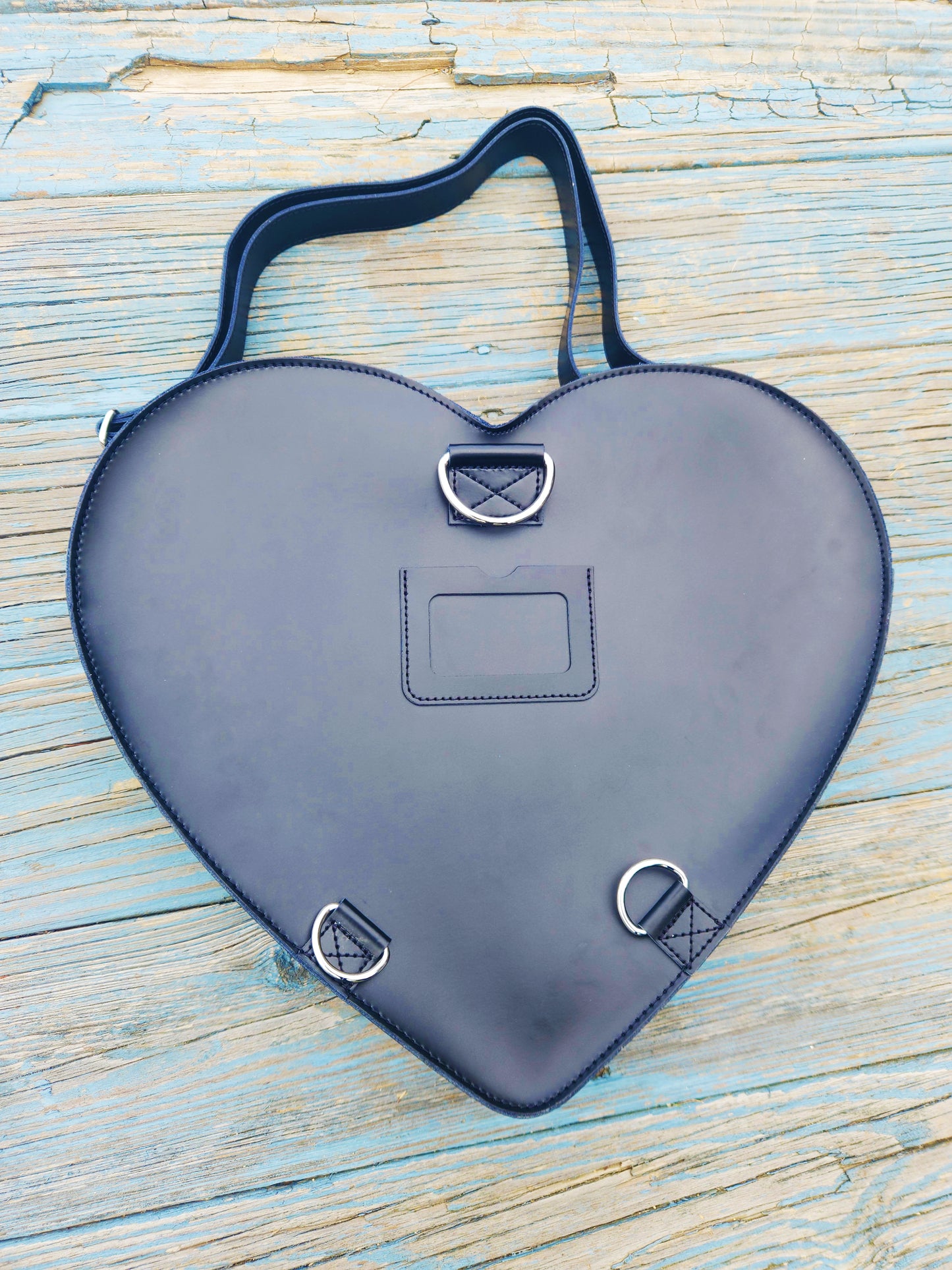 Scorpion Vampire Leather Heart Bag