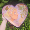 Pear Glance Leather Heart Bag