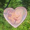 I Think I'll Stay In Leather Heart Bag Original