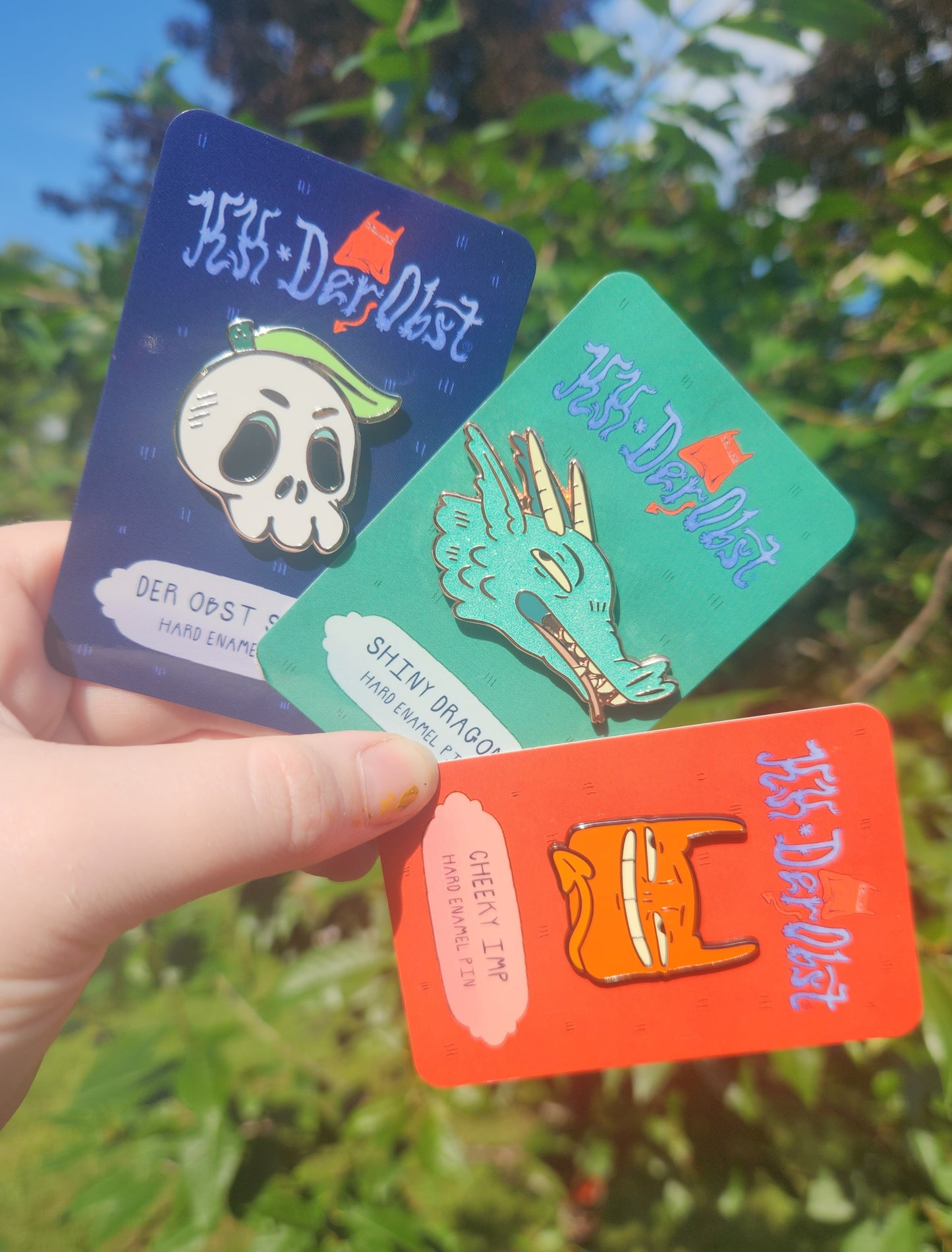 Enamel Pins of Beauty