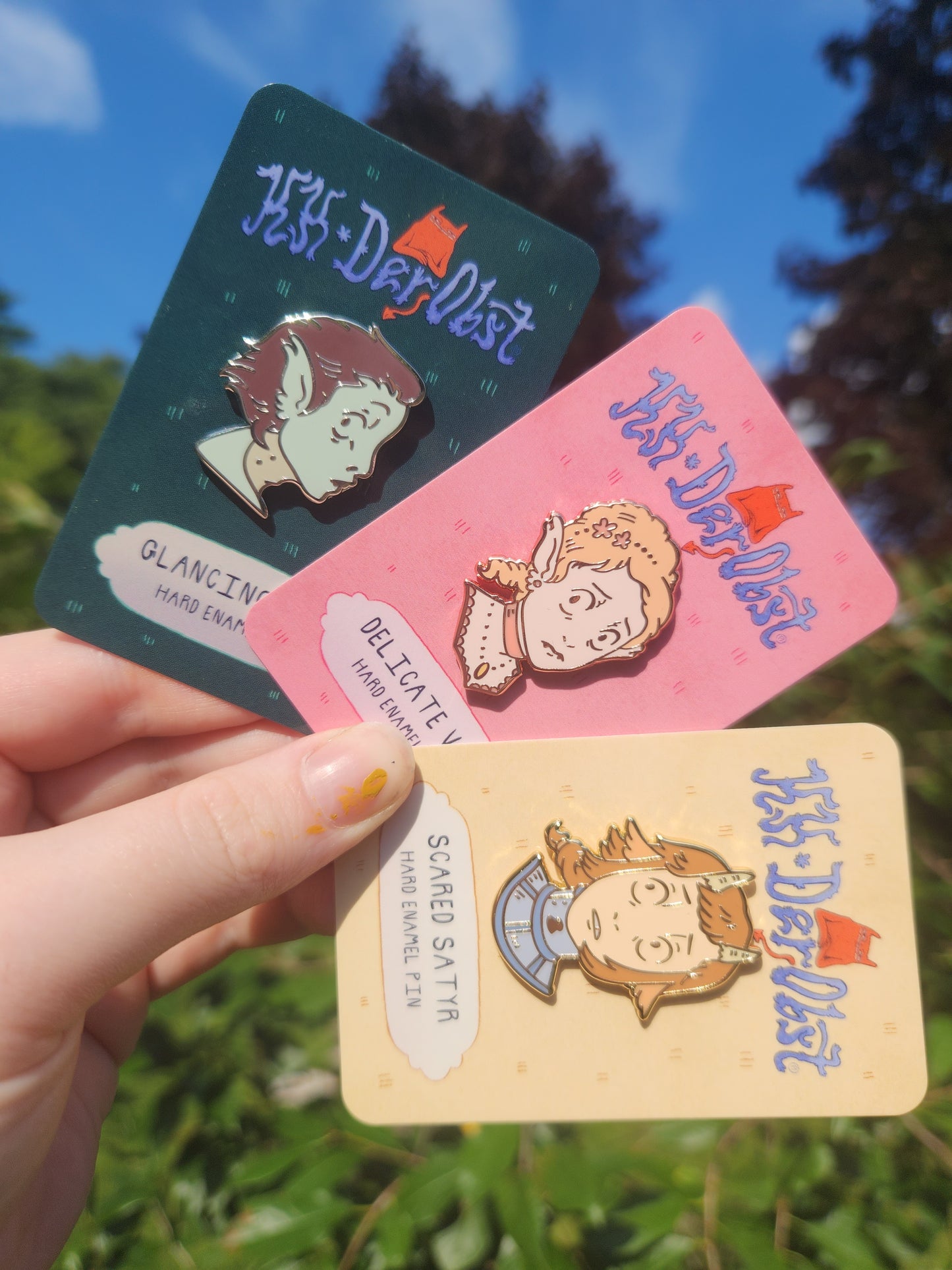 Enamel Pins of Beauty