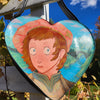 In the Valley Leather Heart Bag